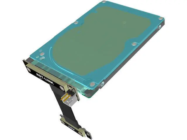 Alt view image 3 of 7 - PCIe 4.0 1x SSD To SFF-8639 (U.2) Adapter Cable For 2.5" NVMe U.2 SFF-8639 SSD Grey
