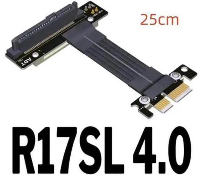 Main image of PCIe 4.0 1x SSD To SFF-8639 (U.2) Adapter Cable For 2.5" NVMe U.2 SFF-8639 SSD Red