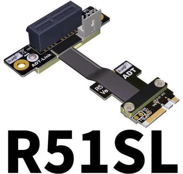 Main image of M.2 Key A.E. WiFi To PCI Express X1 X4 X8 X16 Extension Cable Riser PCI-E 3.0 4.0 1x 4x 8x 16x NGFF M2 Adapter Cable Gold