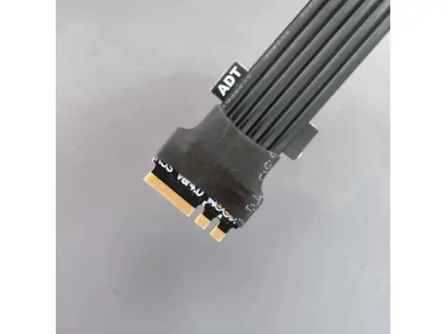 Alt view image 2 of 7 - M.2 Key A.E. WiFi To PCI Express X1 X4 X8 X16 Extension Cable Riser PCI-E 3.0 4.0 1x 4x 8x 16x NGFF M2 Adapter Cable Gold