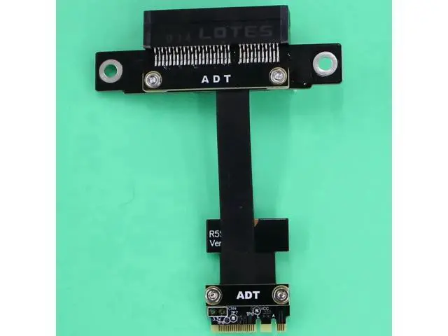 Alt view image 7 of 7 - M.2 Key A.E. WiFi To PCI Express X1 X4 X8 X16 Extension Cable Riser PCI-E 3.0 4.0 1x 4x 8x 16x NGFF M2 Adapter Cable Gold