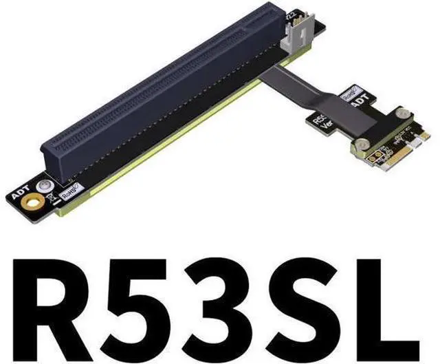 Main image of M.2 Key A.E. WiFi To PCI Express X1 X4 X8 X16 Extension Cable Riser PCI-E 3.0 4.0 1x 4x 8x 16x NGFF M2 Adapter Cable Space Gray