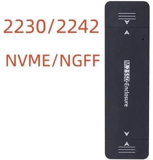 Main image of Dual Protocol External USB3.1 Type-A Type-C M2 SATA NVME Enclosure NGFF M.2 to USB 3.1 SSD Adapter Adaptor RTL9210B