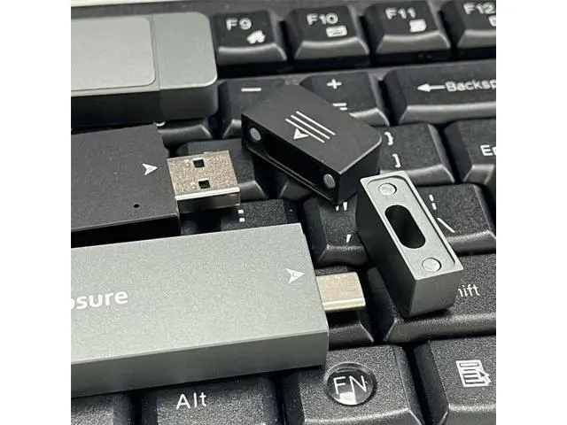 Alt view image 4 of 7 - Dual Protocol External USB3.1 Type-A Type-C M2 SATA NVME Enclosure NGFF M.2 to USB 3.1 SSD Adapter Adaptor RTL9210B