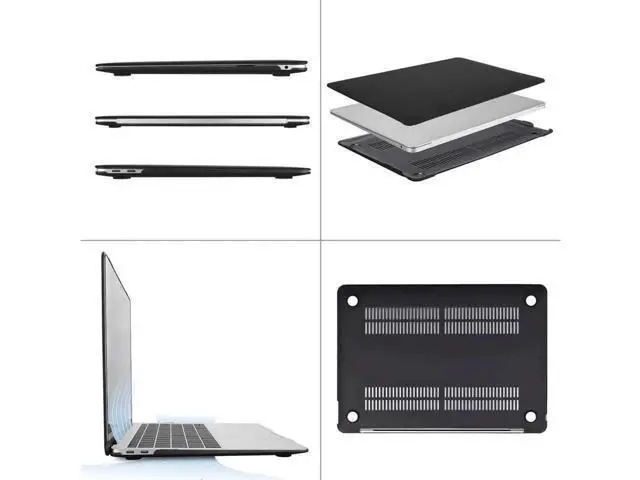 Alt view image 7 of 7 - Compatible with MacBook Air 13 inch Case 2022, 2021-2018 Release A2337 M1 A2179 A1932 with Retina Display Touch ID, Plastic Hard Shell with Keyboard Cover