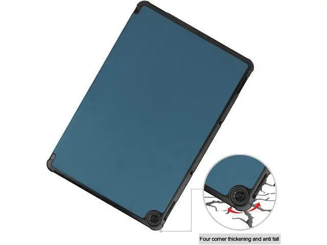 Alt view image 5 of 7 - Compatible with Lenovo IdeaPad Duet Chromebook 10.1" 2020, Shockproof Protective Cover with Auto Wake/Sleep Kickstand for Lenovo IdeaPad Duet Chromebook 10.1 Inch 2020 Dark Green