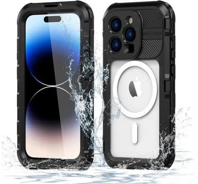 Main image of iPhone 14 Pro Waterproof Case, MagSafe Compatible, Built-in Screen Protector IP68 Underwater Dustproof 360 Full Body Shockproof Protective Cover for iPhone 14 Pro 6.1 inch 2022