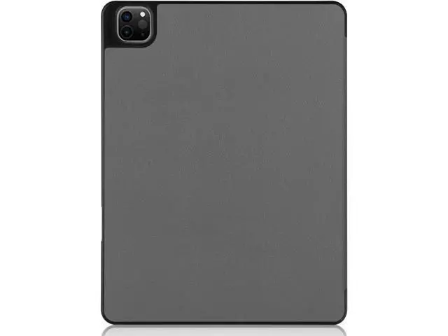 Alt view image 2 of 7 - iPad Pro 12.9 inch Case 2021 5th Generation with Pencil Holder, Slim Lightweight Trifold Stand Cover -- Pencil Charging + Auto Sleep/Wake -- Soft TPU Back Cover for New iPad Pro 12.9 2021