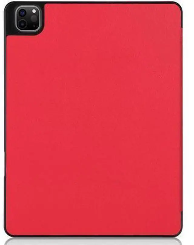 Alt view image 3 of 6 - iPad Pro 12.9 inch Case 2021 5th Generation with Pencil Holder, Slim Lightweight Trifold Stand Cover -- Pencil Charging + Auto Sleep/Wake -- Soft TPU Back Cover for New iPad Pro 12.9 2021