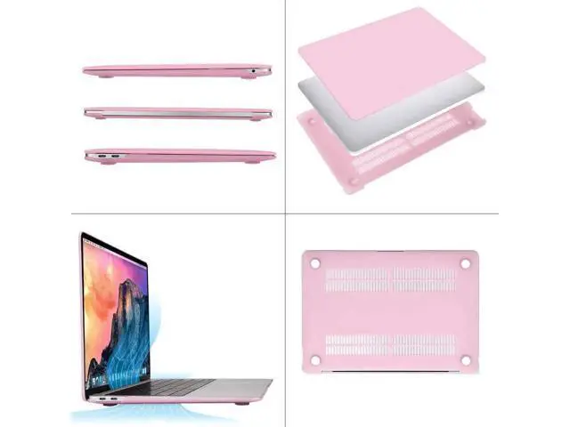 Alt view image 4 of 6 - Compatible with MacBook Air 13 inch Case 2020 2019 2018 Release A2337 M1 A2179 A1932 Retina Display with Touch ID, Protective Plastic Hard Shell Case & Keyboard Cover Skin