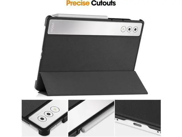 Alt view image 2 of 7 - Case for Lenovo Yoga Tab Plus 12.7 inch 2025 TB520FU, Slim Smart Cover Lightweight Hard Shell Protective Cover with Multi-Angle Stand, Universal Stylus Pen