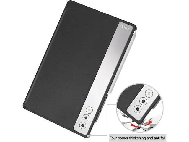 Alt view image 6 of 7 - Case for Lenovo Yoga Tab Plus 12.7 inch 2025 TB520FU, Slim Smart Cover Lightweight Hard Shell Protective Cover with Multi-Angle Stand, Universal Stylus Pen