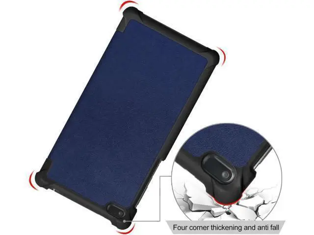 Alt view image 3 of 7 - Werleo Case For Lenovo Tab 7 / Tab 4 7 Ultra-Thin Custer PU Leather Case Shell Hard Case Cover for Lenovo Tab 7 / Tab 4 7 TB-7504F TB-7504N TB-7504X