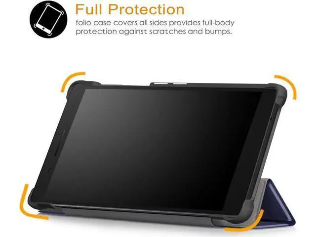 Alt view image 5 of 7 - Werleo Case For Lenovo Tab 7 / Tab 4 7 Ultra-Thin Custer PU Leather Case Shell Hard Case Cover for Lenovo Tab 7 / Tab 4 7 TB-7504F TB-7504N TB-7504X
