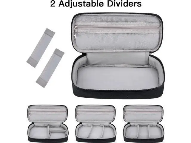 Alt view image 4 of 7 - Cable Organizer Bag, Electronic Organizer Travel Case for Charger & Cords, Travel Accessories, Portable Power Bank