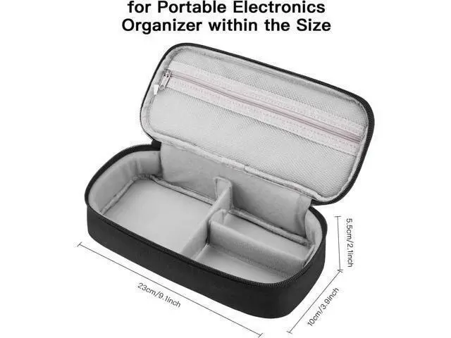 Alt view image 6 of 7 - Cable Organizer Bag, Electronic Organizer Travel Case for Charger & Cords, Travel Accessories, Portable Power Bank