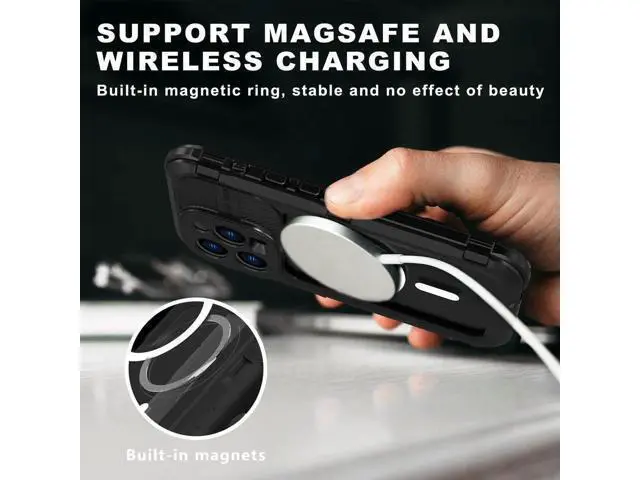 Alt view image 7 of 7 - iPhone 14 Pro Waterproof Case, MagSafe Compatible, Built-in Screen Protector IP68 Underwater Dustproof 360 Full Body Shockproof Protective Cover for iPhone 14 Pro 6.1 inch 2022