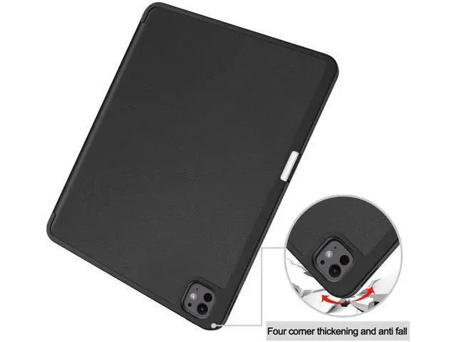 Alt view image 2 of 7 - Case for iPad Pro 11 Inch 2022 2021 2020 2018, Slim Smart Stand Cover for for iPad Pro 11 4th Gen 2022/3rd Gen 2021/ 2nd Gen 2020/1st Gen 2018 with Pencil Holder, Universal Stylus Pen