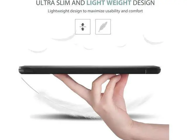 Alt view image 3 of 7 - LG G Pad 5 10.1 FHD Case Slim Light Smart Cover Trifold Stand Hard Shell Folio Case for 10.1 inch LG G Pad 5 2019