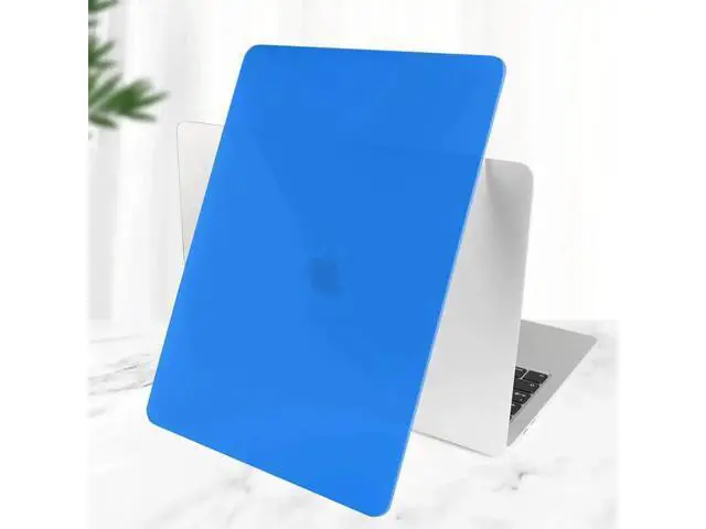Alt view image 2 of 7 - Compatible with MacBook Air 13 inch Case 2022, 2021-2018 Release A2337 M1 A2179 A1932 with Retina Display Touch ID, Plastic Hard Shell with Keyboard Cover Blue