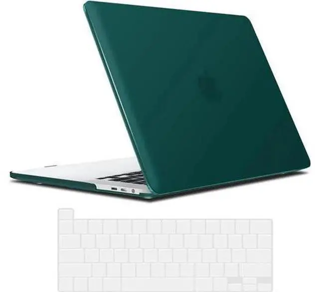 Main image of Compatible with MacBook Pro 16 Inch Case A2141 Release 2020 2019, Hard Shell Case with Keyboard Cover for Old Version Mac Pro 16" Dark Green