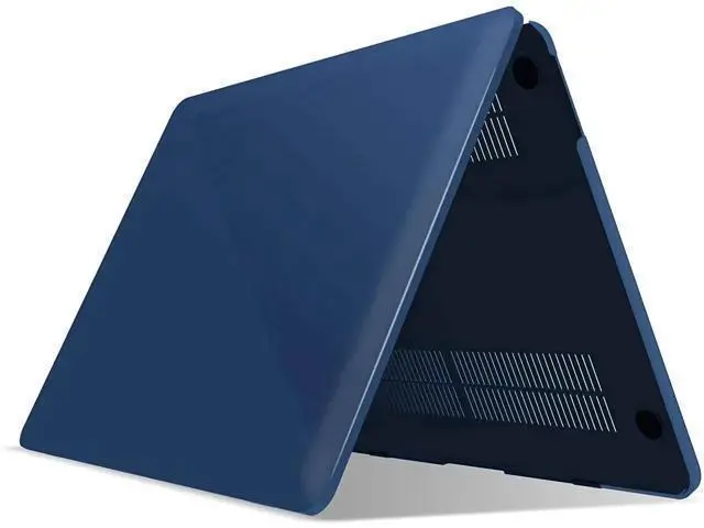 Alt view image 3 of 7 - Compatible with MacBook Pro 16 Inch Case A2141 Release 2020 2019, Hard Shell Case with Keyboard Cover for Old Version Mac Pro 16" Navy Blue