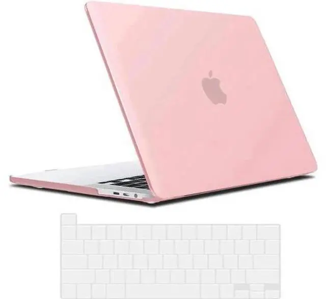 Main image of Compatible with MacBook Pro 16 Inch Case A2141 Release 2020 2019, Hard Shell Case with Keyboard Cover for Old Version Mac Pro 16" Matte Pink
