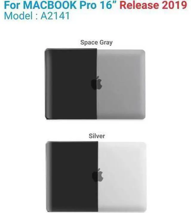 Alt view image 6 of 7 - Compatible with MacBook Pro 16 Inch Case A2141 Release 2020 2019, Hard Shell Case with Keyboard Cover for Old Version Mac Pro 16" Matte Black