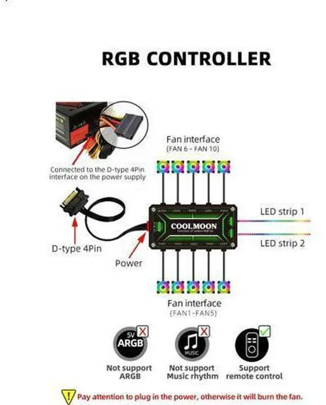 Main image of 120mm Case Fan Cooler PC Air 12cm Cooling Fans 6PIN RGB Radiator 12V Mute Computer ARGB Aura Sync