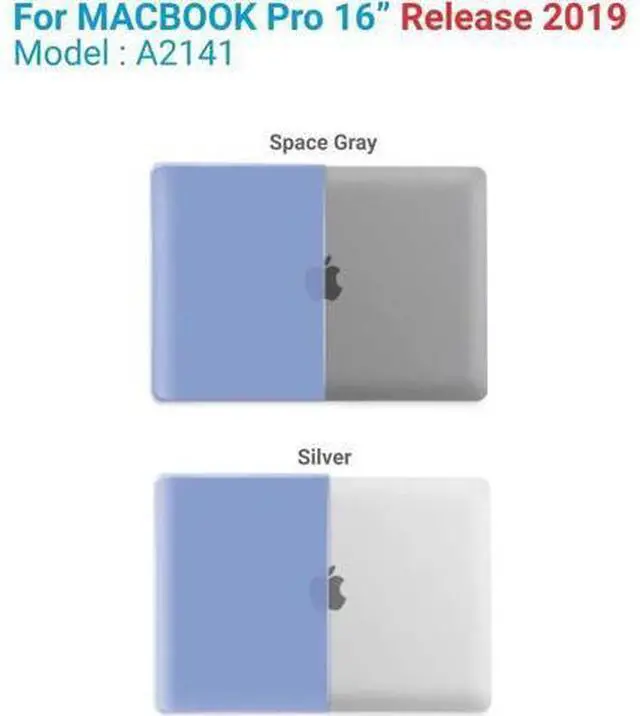 Alt view image 5 of 7 - Compatible with MacBook Pro 16 Inch Case A2141 Release 2020 2019, Hard Shell Case with Keyboard Cover for Old Version Mac Pro 16" Matte Light blue