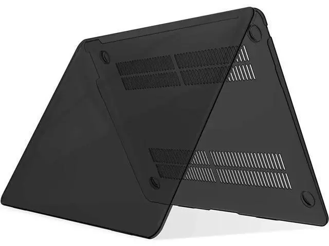 Alt view image 7 of 7 - Compatible with MacBook Air 13 inch Case 2022, 2021-2018 Release A2337 M1 A2179 A1932 with Retina Display Touch ID, Plastic Hard Shell with Keyboard Cover Crystal Black
