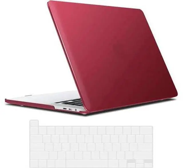 Main image of Compatible with MacBook Pro 16 Inch Case A2141 Release 2020 2019, Hard Shell Case with Keyboard Cover for Old Version Mac Pro 16" Matte Red