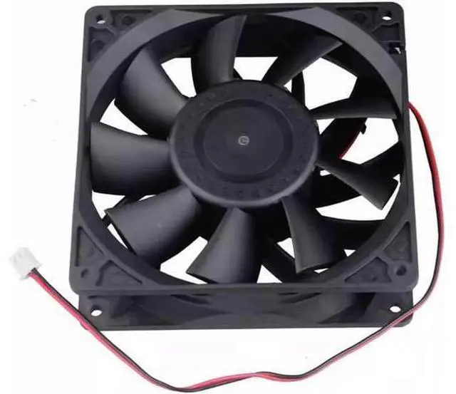 Alt view image 4 of 4 - 12V 24V Cooling Fan 14cm 140mm 14038 140x140x38mm Quiet Brushless Axial Dual Ball Cooling Fan 14038 Fan Grill Net
