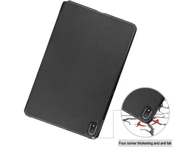 Alt view image 7 of 7 - Nokia T20 Tablet Case 10.36 Inch 2021, Slim Light Trifold Stand Hard Shell Smart Cover for 10.36" Nokia T20 Tablet TA-1392 TA-13797 TA-1394 2021 with Universal Stylus Pen Blue