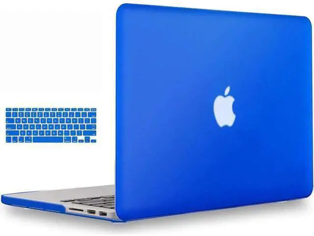 Main image of Macbook Pro 13 inch Retina Case Rubberized Hard Case for MacBook Pro 13.3" with Retina Display A1502 A1425 Shell Cover with Keyboard Skin Blue