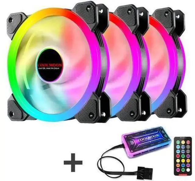 Main image of 12cm RGB Series Case Fan, Wireless RGB LED 120mm Fan,Quiet Edition High Airflow Adjustable Color LED Case Fan For PC Cases