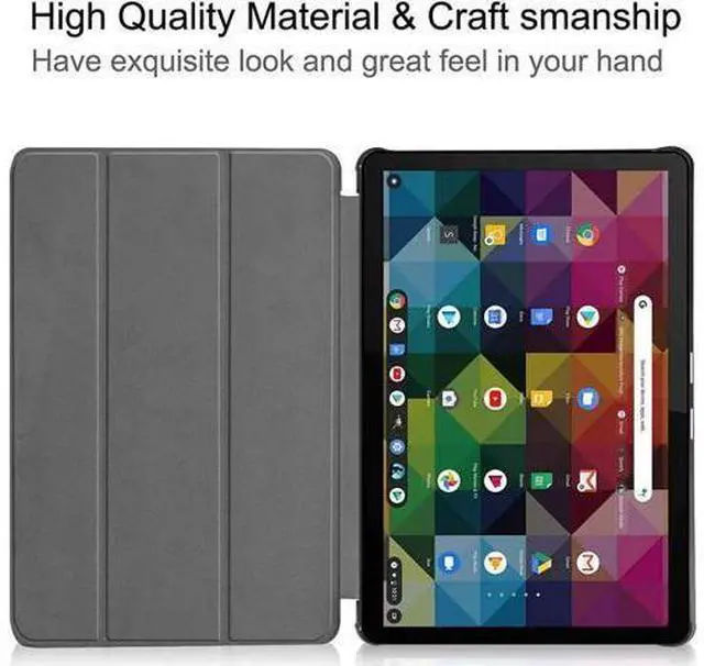 Alt view image 7 of 7 - Compatible with Lenovo IdeaPad Duet Chromebook 10.1" 2020, Shockproof Protective Cover with Auto Wake/Sleep Kickstand for Lenovo IdeaPad Duet Chromebook 10.1 Inch 2020