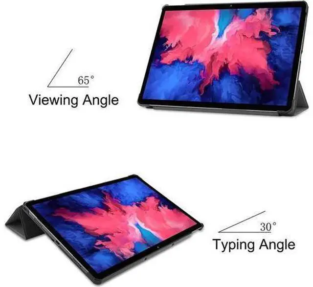 Alt view image 5 of 7 - Lenovo Tab P11 11 inch Case 2020 Model: TB-J606F TB-J606X, Slim Lightweight Smart Cover Tri-fold Stand Folio Hard Shell Case for Lenovo Tab P11 11 2020 Release Full HD Tablet