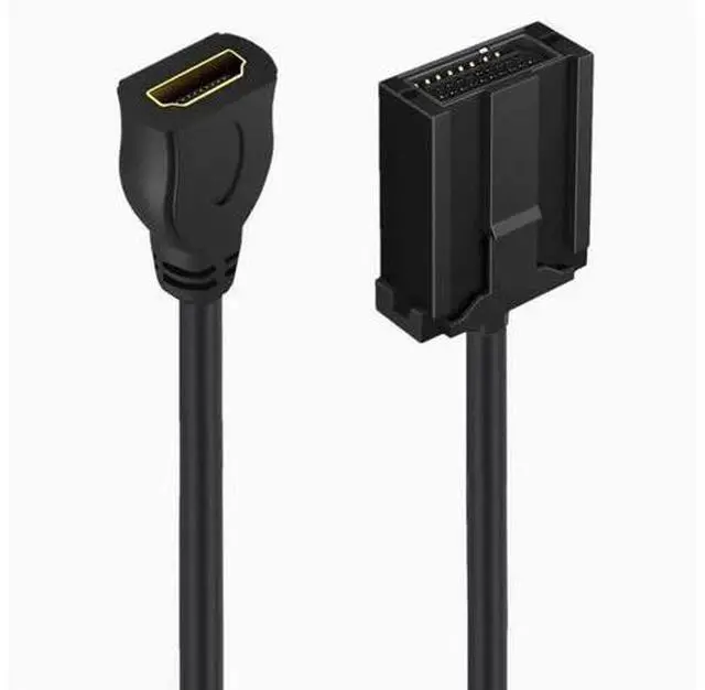 Main image of HDMI E TYPE HDMI Car HD audio and video cable hdmi E type to HDMI male and female Female to Female