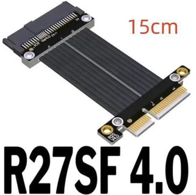 Main image of Riser U.2 Interface U2 To PCI-E 4.0 X4 SFF-8639 NVMe Solid State Transfer Extension Data Gen4.0 Cable 4 PCIe 4x