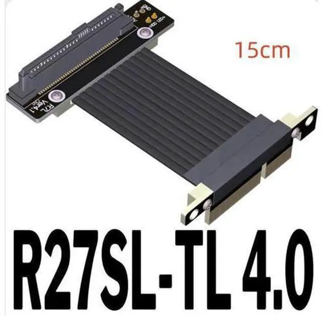 Main image of Riser U.2 Interface U2 To PCI-E 4.0 X4 SFF-8639 NVMe Solid State Transfer Extension Data Gen4.0 Cable 4 PCIe 4x Red
