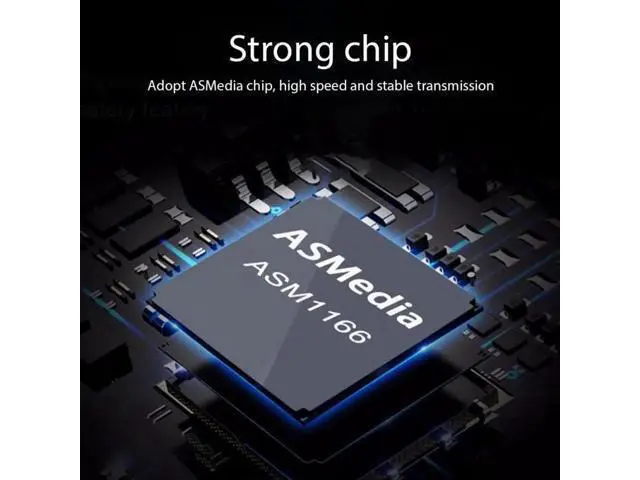 Alt view image 3 of 7 - Chi a Mining Riser 10 Port PCIE SATA Card PCI Express SATA Controller PCIE to SATA3 Expansion Card PCI E X4 SATA 3 6Gbps ASM1166