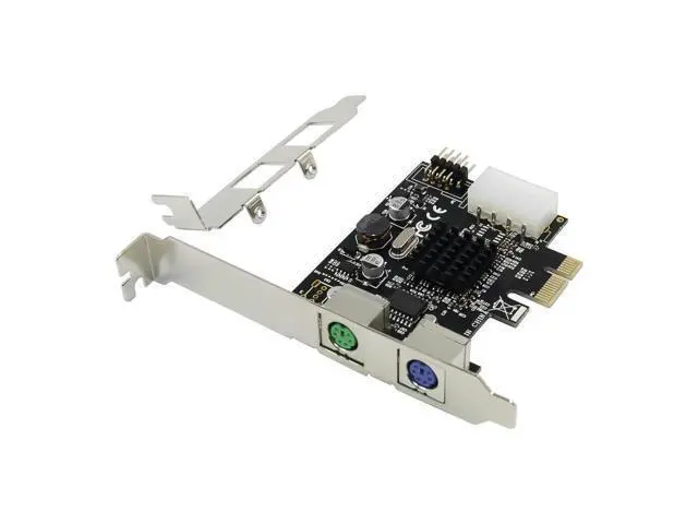 Main image of PCIE to 2xPS2 PS/2 Port For PC Keyboard Mouse Adapter Card