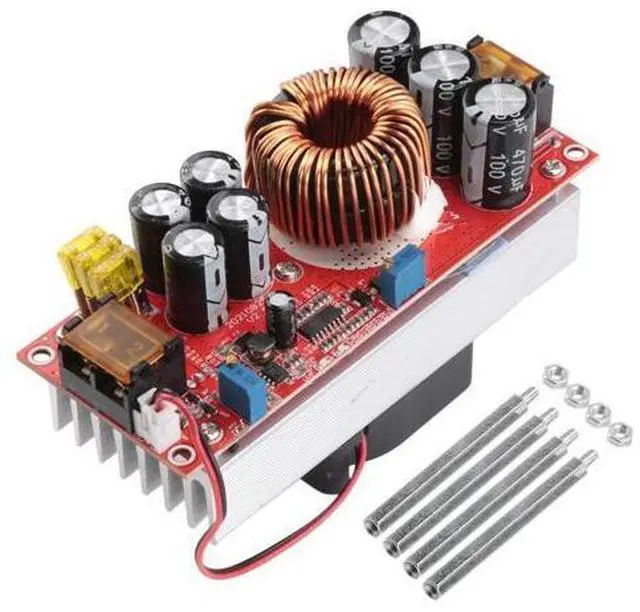 Main image of 1500W 30A DC-DC Boost Converter Module 10-60V to 12-97V Voltage Step Up Converter Boost CC CV Power Supply Module-AB01