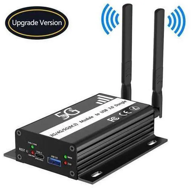 Main image of M.2 NGFF Key B to USB 3.0 Adapter with SIM Card Slot M2 to USB Wifi Dongle Additional Power Supply Supports 3G/4G/5G Wifi Module