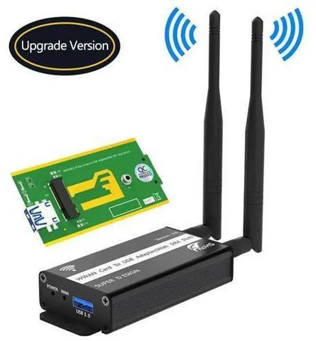 Main image of M.2 B Key to USB 3.0 Adapter Wireless M2 Card Converter with SIM Card Slot Support WWAN/LTE/3G/4G NGFF WiFi Module for Laptop PC