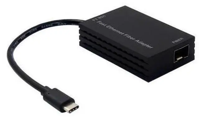 Main image of TYPE-C USB2.0c Fast ethernet fiber adapter sfp AISX AX88772C USB c to Single Optical Port SFP Optical Fiber LC
