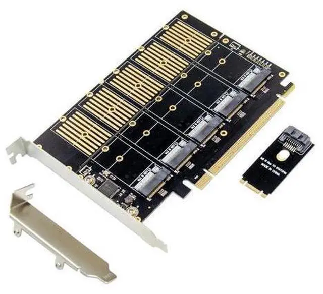 Main image of PCIe 5-Port M2 Key B SATA3.0 Expansion card SSD JMB585 PCIe SATA M.2 NVME PCIe to 5 bkey M.2 Converter Card