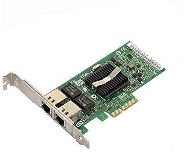 Main image of PCI-Express Dual Port 10/100/1000Mbps Gigabit Ethernet Controller Card Server Adapter NIC EXPI9402PT 9402PT 82571