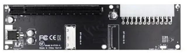 Main image of Oculink SFF-8612 8X to PCIE X16 PCI-Express Adapter with ATX 24Pin Power Port for Mainboard Graphics Card-AB01